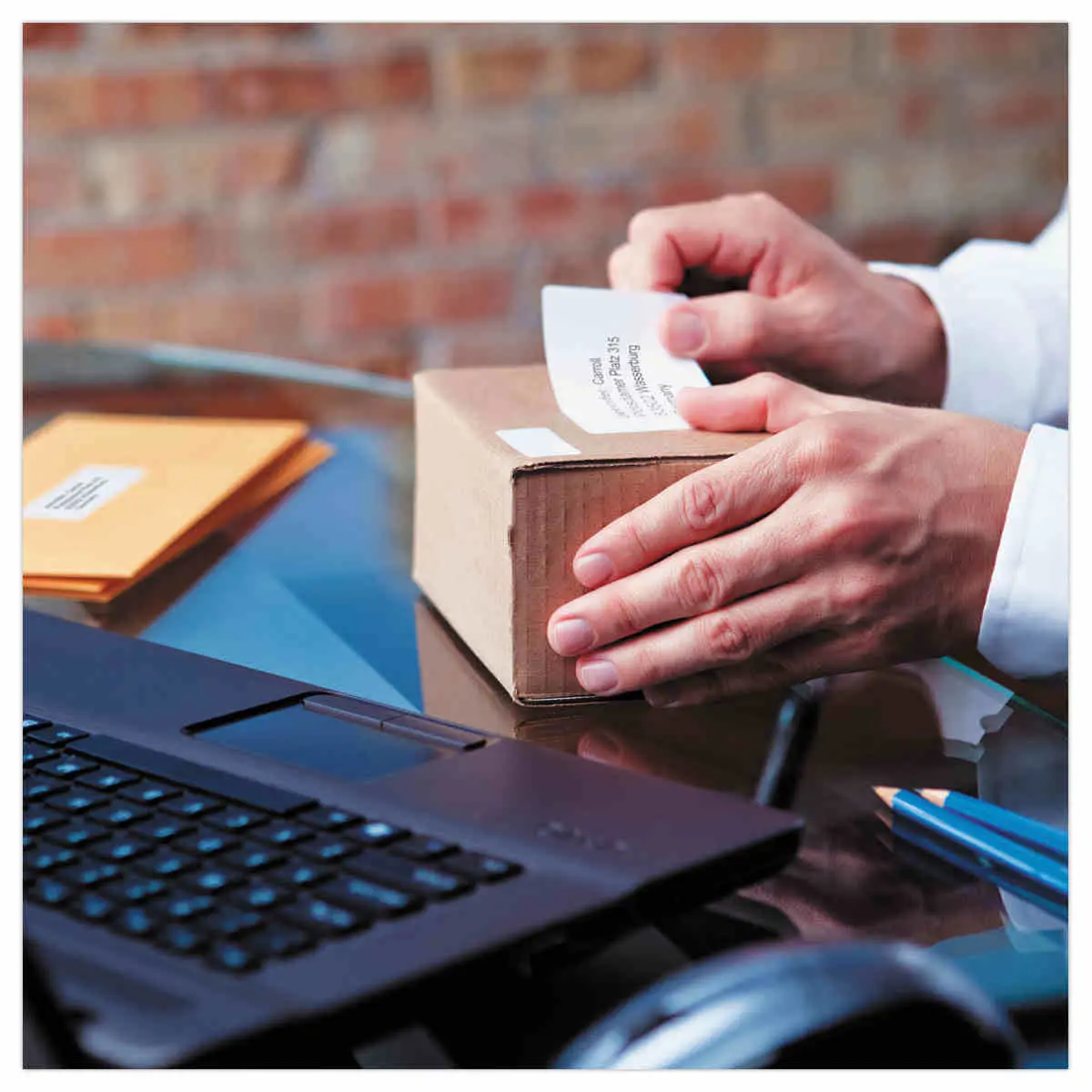 12 Rouleaux de 220 étiquettes blanches 101x54 mm pour DYMO Label Writer photo du produit