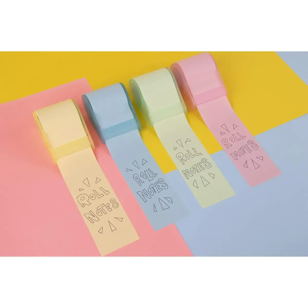 Apli notes rouleau distributeur 5 cm x 8 m - vert photo du produit