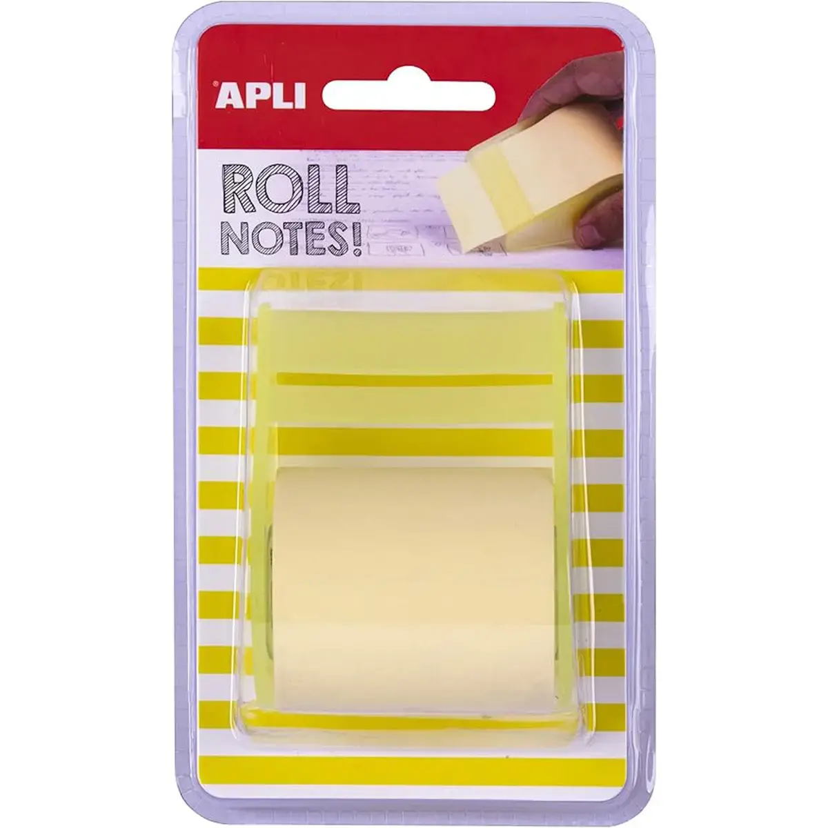 D&eacute;vidoir de notes jaune - rouleau de 8m photo du produit