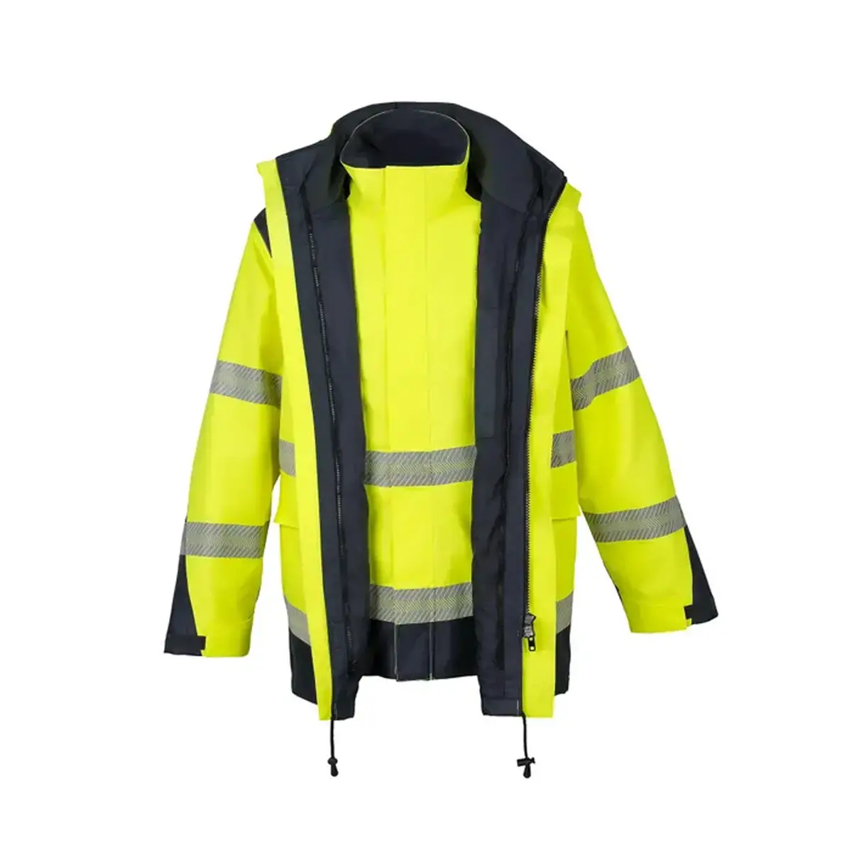 Parka HV 4 en 1 - Taille XXL - Jaune photo du produit