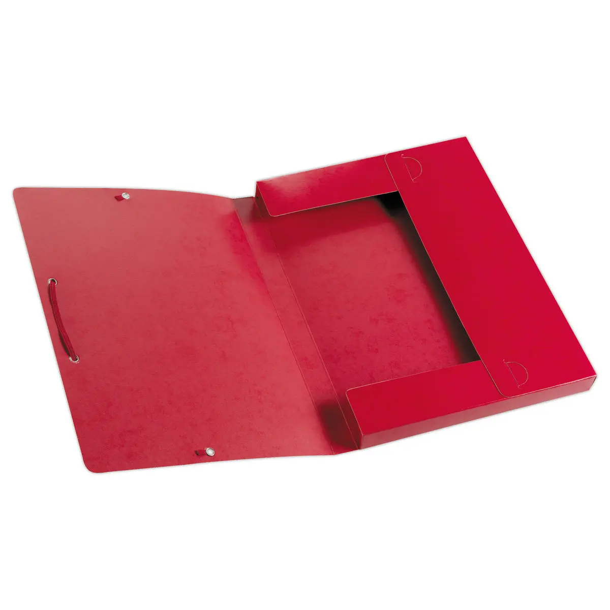 Boîte de classement carte  - Dos 2,5 cm rouge photo du produit