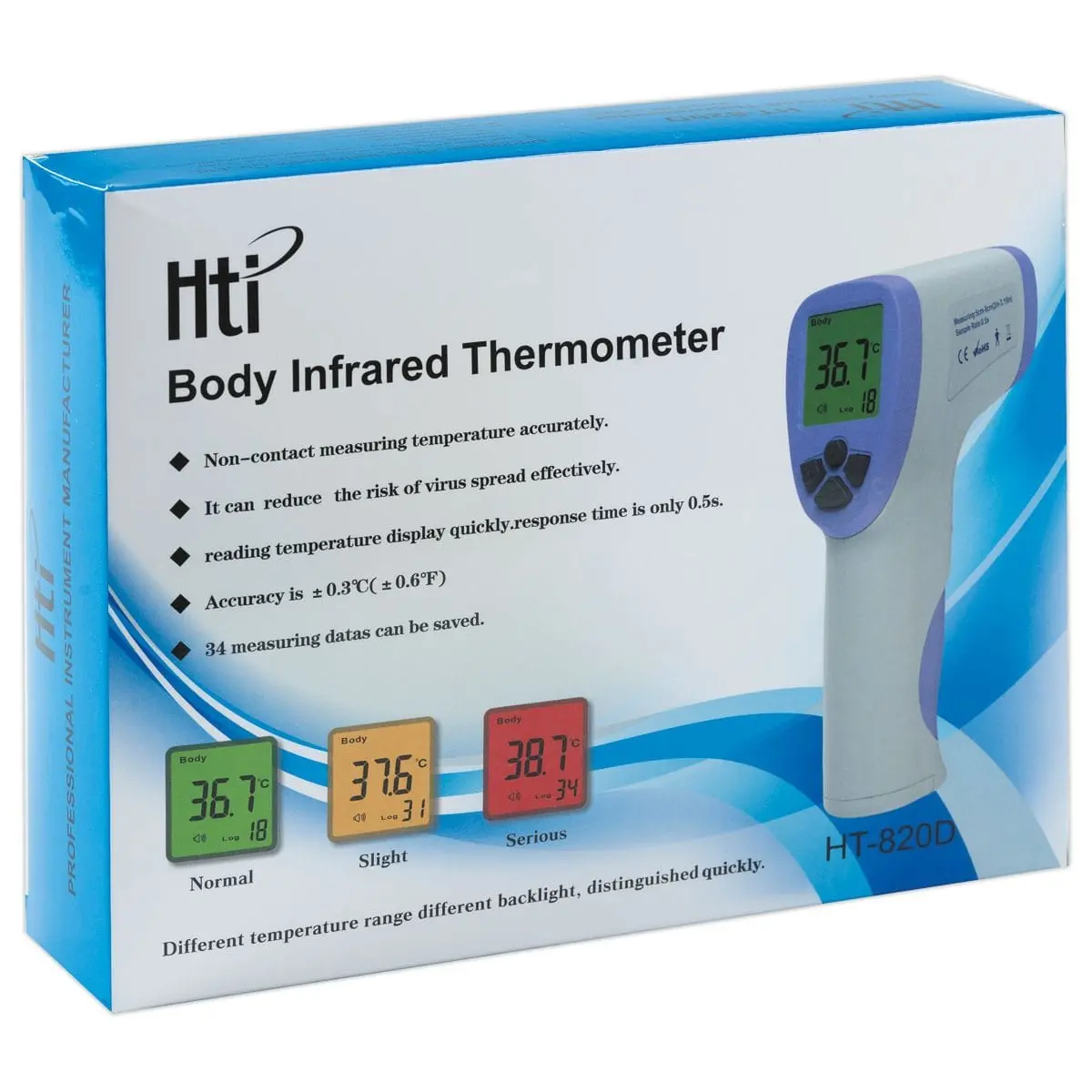 Thermomètre infrarouge sans contact photo du produit