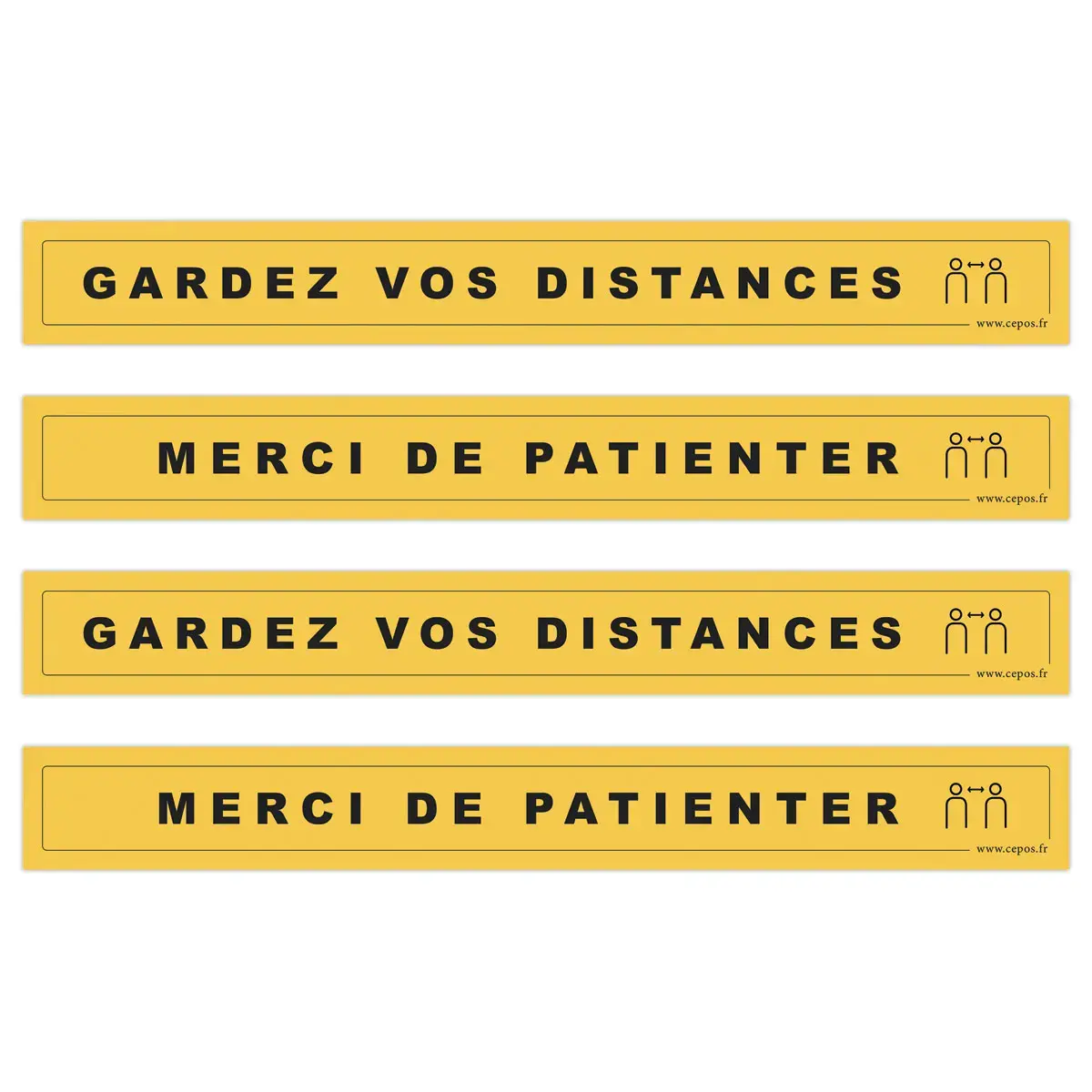 4 Bandes de signalisation au sol photo du produit