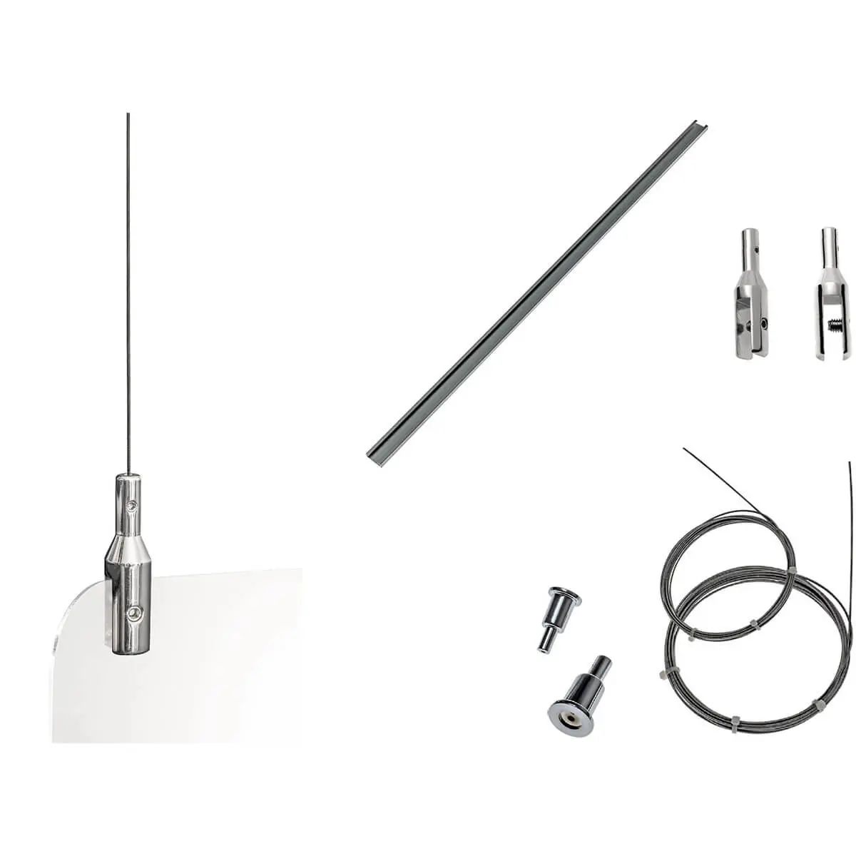 ÉCran de protection à suspendre avec kit de fixation photo du produit