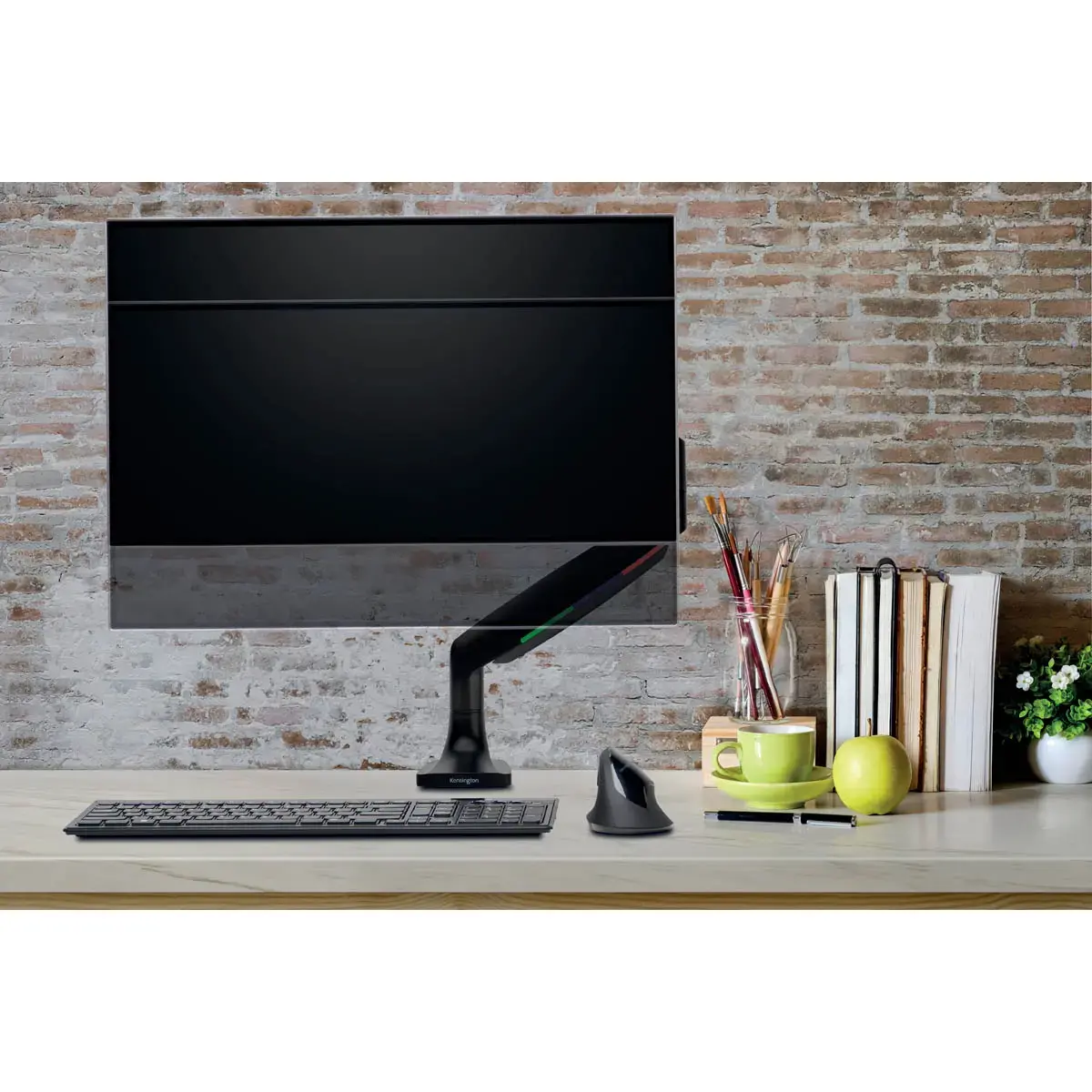 Bras pour &eacute;cran avec hauteur r&eacute;glable SmartFit&trade; One-Touch Kensington photo du produit
