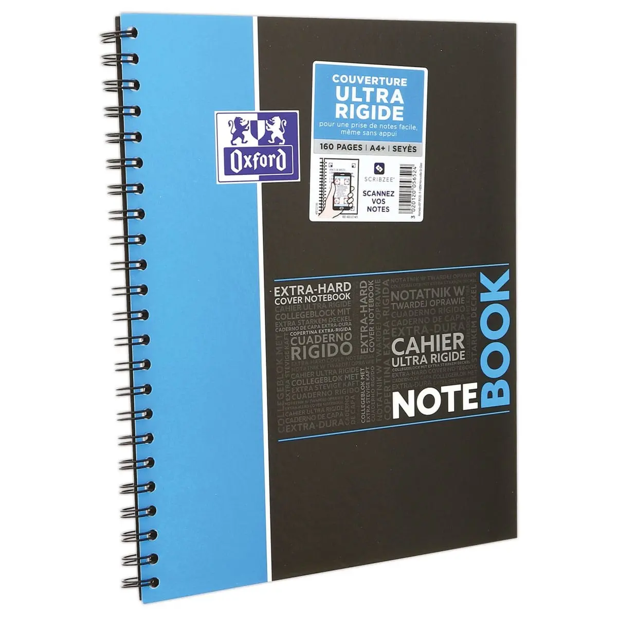 Cahier reliure intégrale Notebook Oxford A4+, seyès 160 p Cahiers