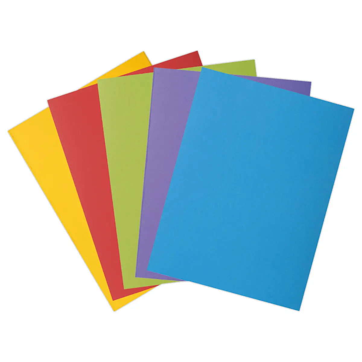 50 Chemises Carte Rock''s 2 rabats A4 - 210g - assortis - EXACOMPTA photo du produit