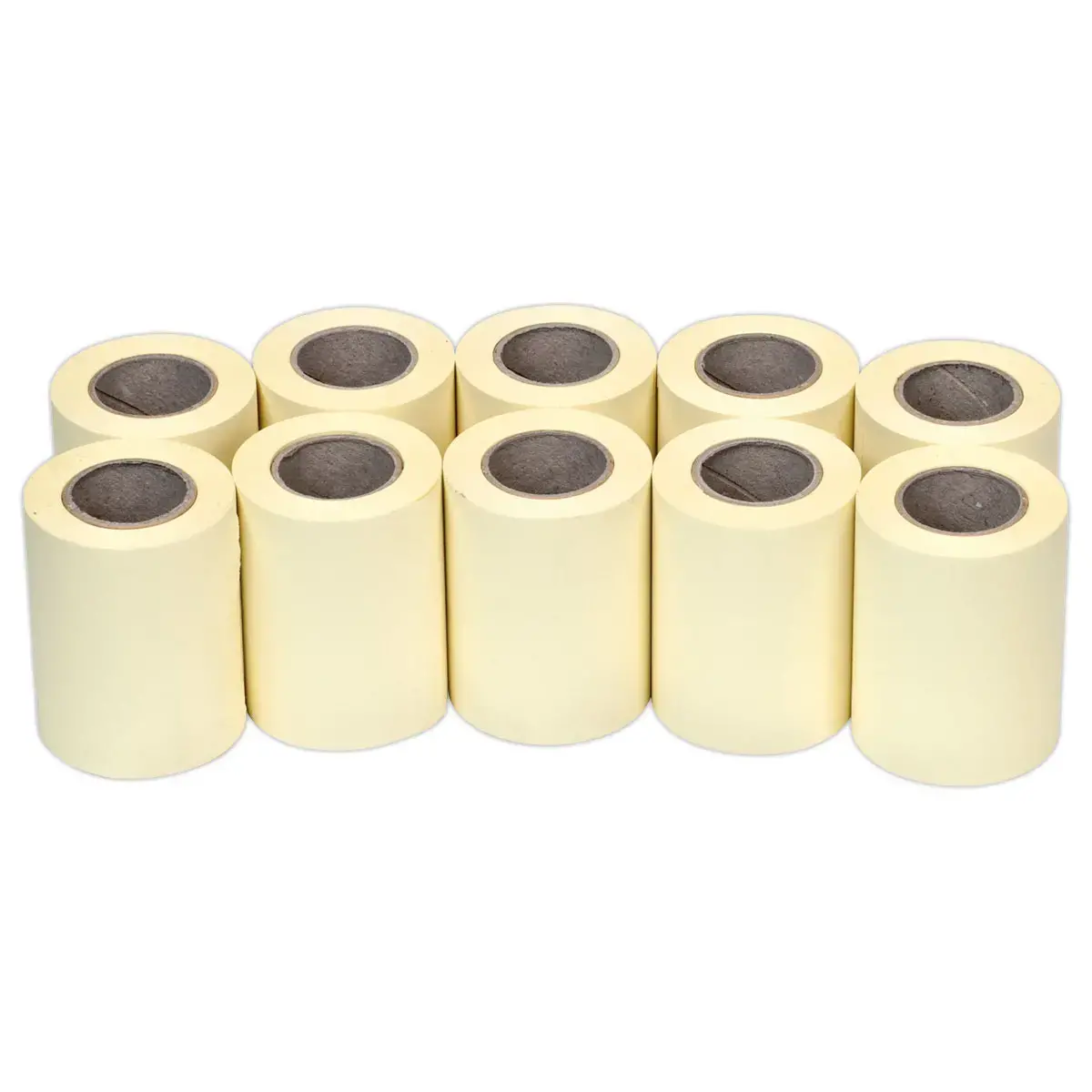 10 Recharges de notes repositionnables en rouleau pour d&eacute;vidoir - Jaune - 10 m x 6 cm photo du produit