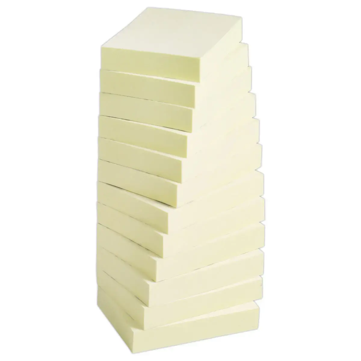 12 Blocs notes repositionnables - 3,8 x 5,1 cm - Jaune - Fiducial photo du produit