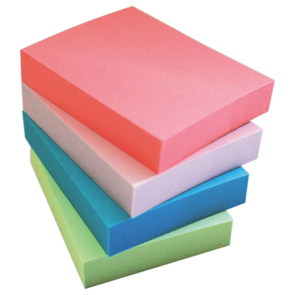 12 Blocs notes repositionnables - 3,8 x 5,1 cm - Couleurs vives assorties - Fiducial photo du produit