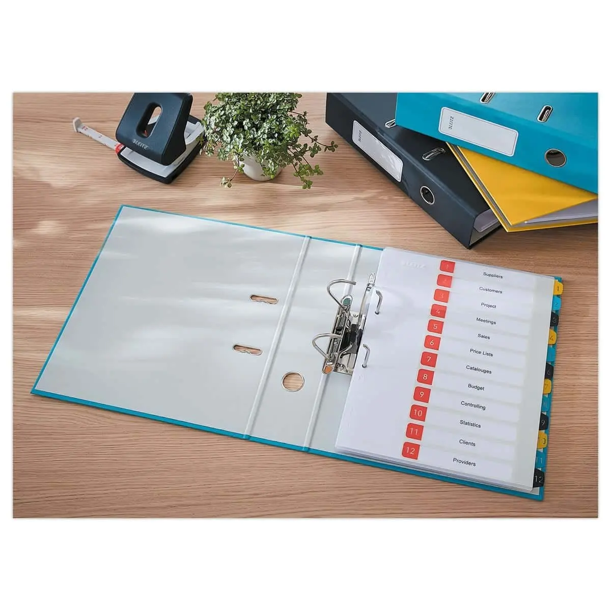 Classeur à levier 180° Cosy - Bleu - LEITZ photo du produit