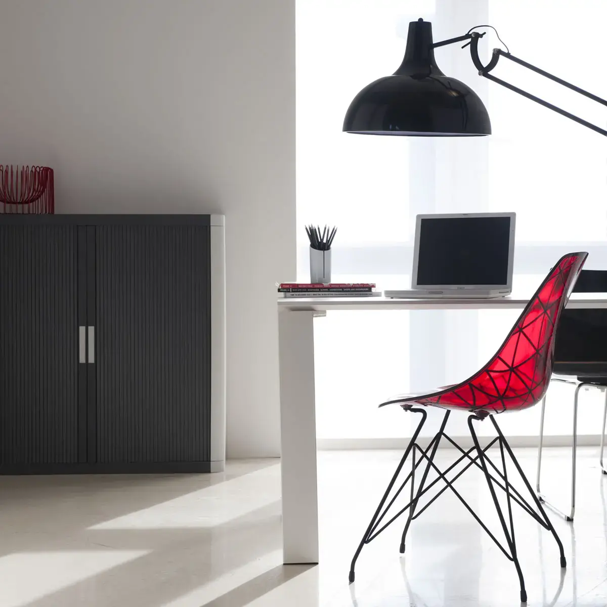 Armoire basse Easyoffice - Anthracite - Paperflow photo du produit