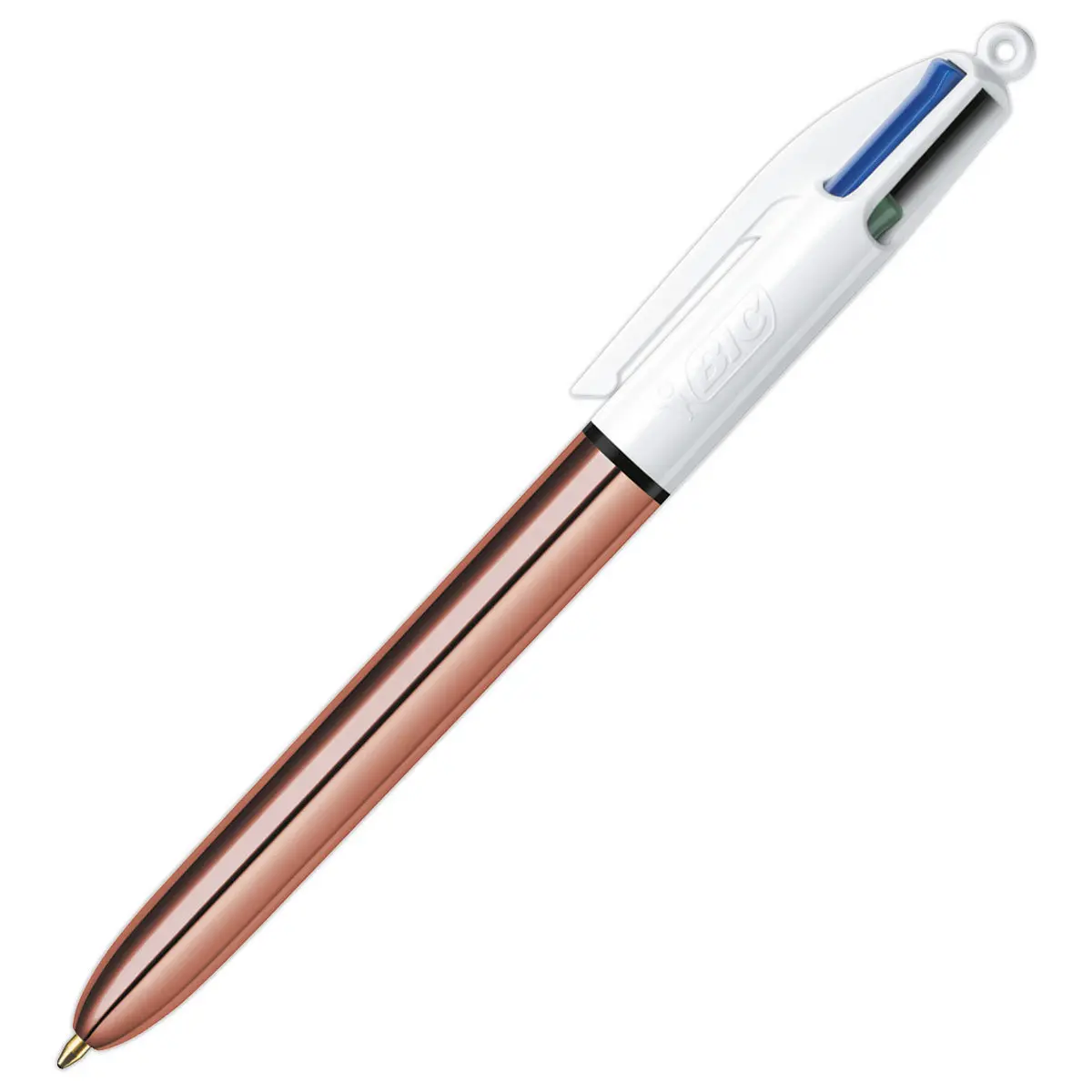 Stylo bille 4 couleurs - Corps Shine bronze - BIC photo du produit