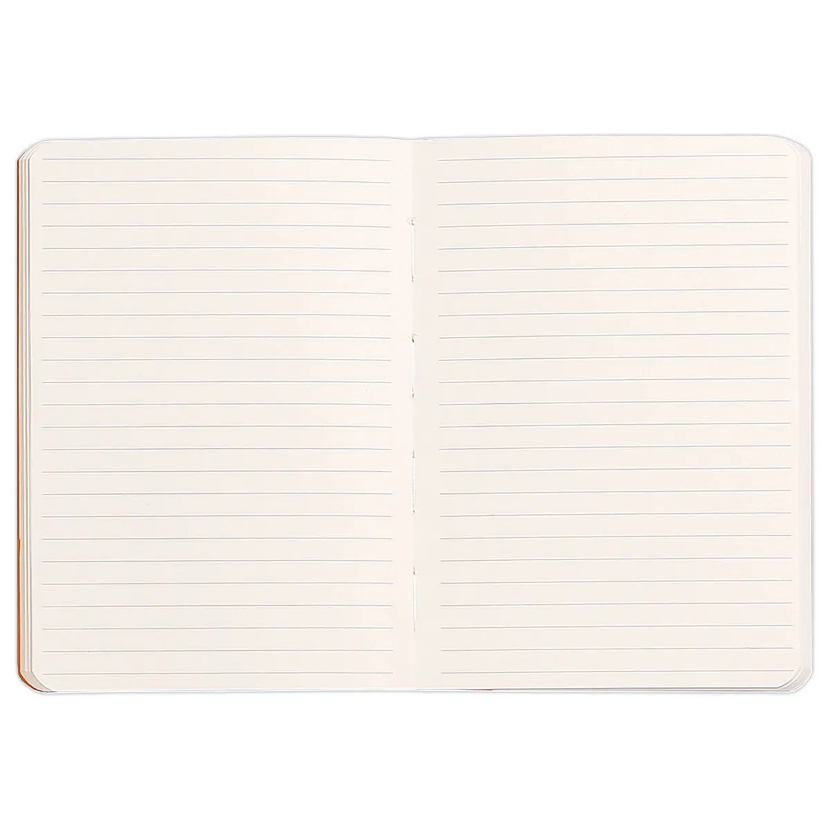 Carnet broché Rhodiarama A6 140 pages,ligné, couverture souple noire photo du produit