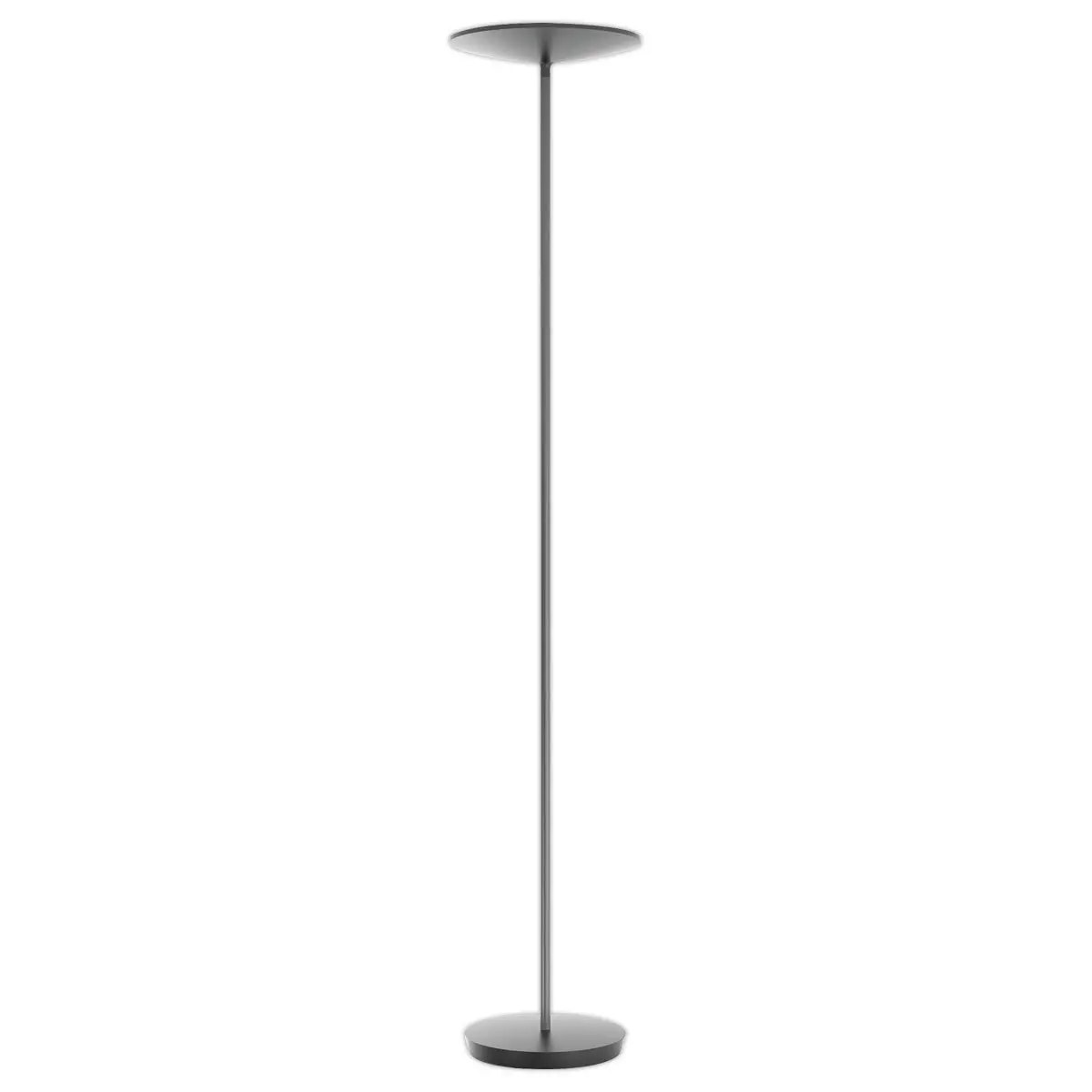 Lampadaire droit Slim – Eclairage LED – 30W – Noir – ALBA photo du produit