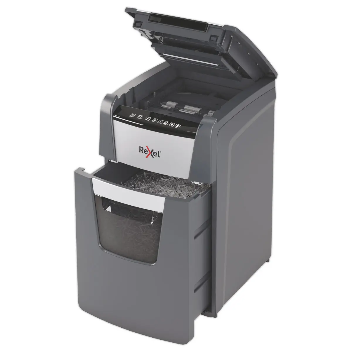 Destructeur Optimum Auto+ 150X - Coupe Crois&eacute;e - 44L - REXEL photo du produit