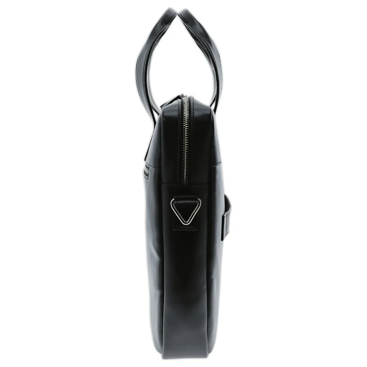 Sacoche ordinateur Exactive en cuir noir 15.6" photo du produit