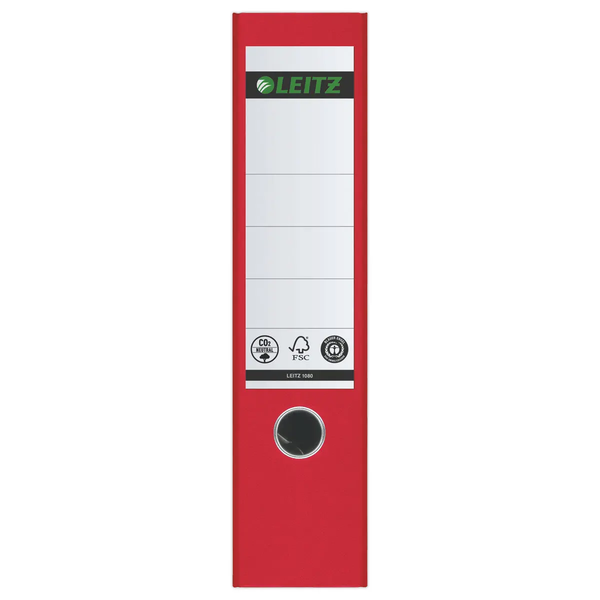 Classeurs &agrave; levier carton marbr&eacute; - Dos 8 cm  - rouge - Leitz photo du produit