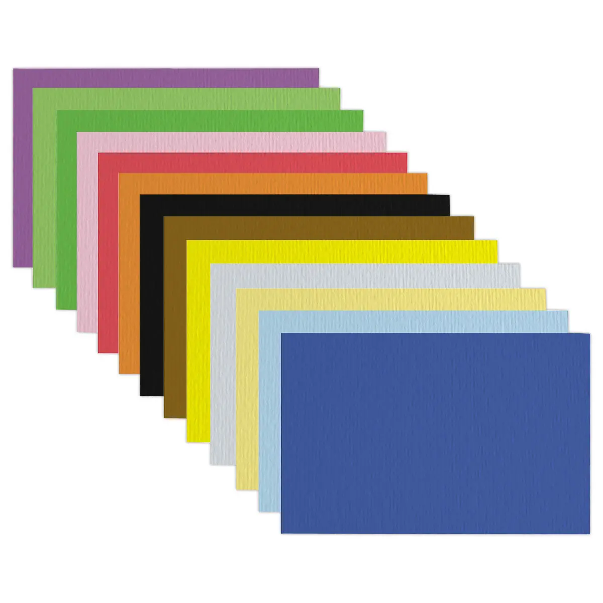 20 Feuilles de dessin "ELLE ERRE" - 50 x 70 cm - 220 g - Orange - FABRIANO photo du produit