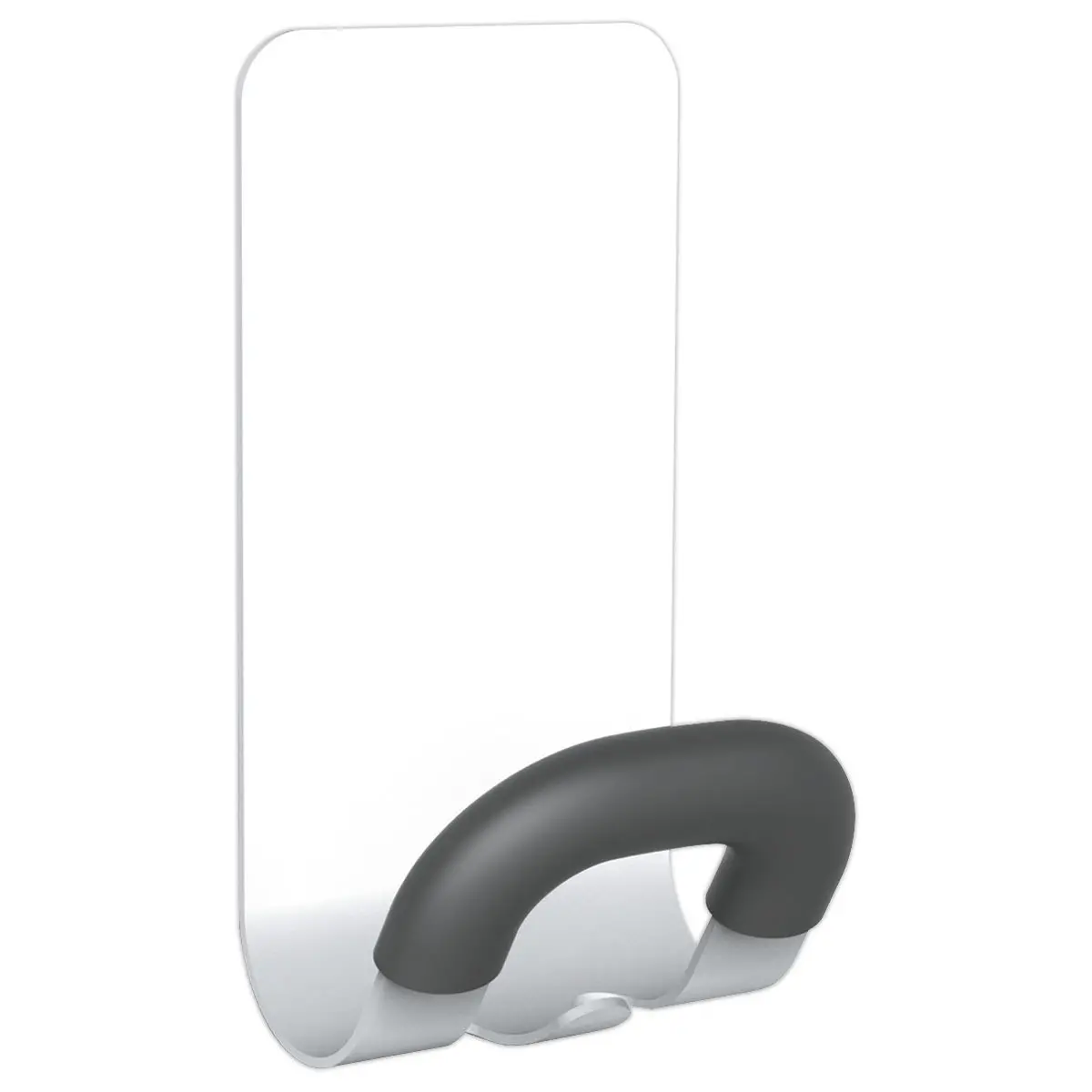 Patère magnétique metallique blanc photo du produit