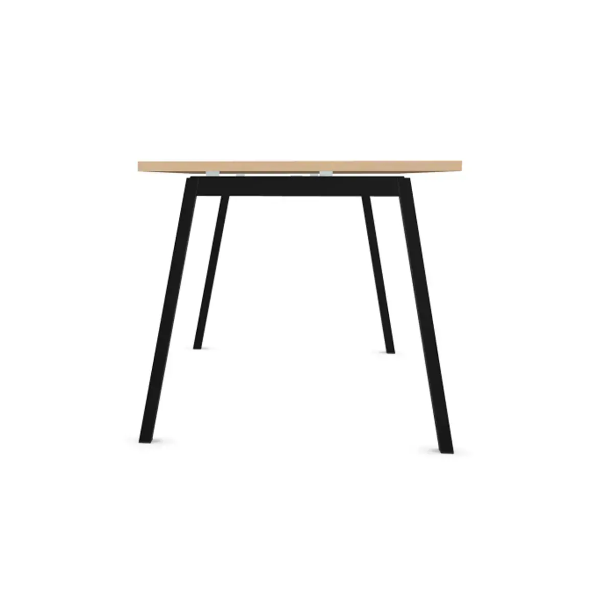 Bureau rectangulaire 180x80 Hêtre / piét. Anthracite BANGKOK photo du produit
