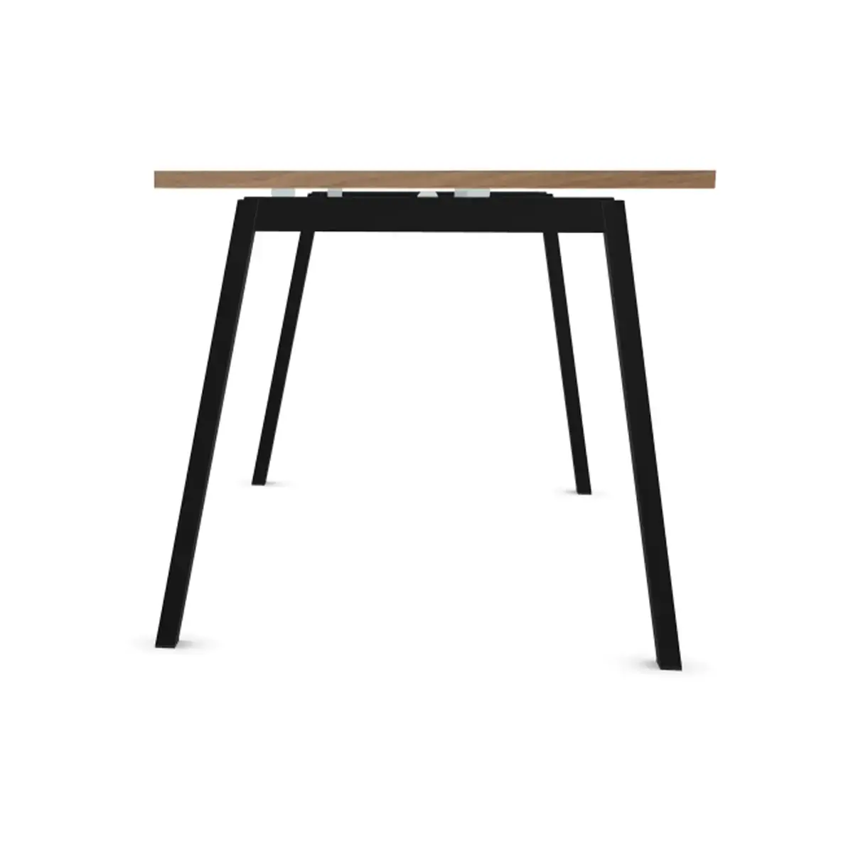 Bureau rectangulaire 160x80 Noyer / pi&eacute;t. Anthracite BANGKOK photo du produit