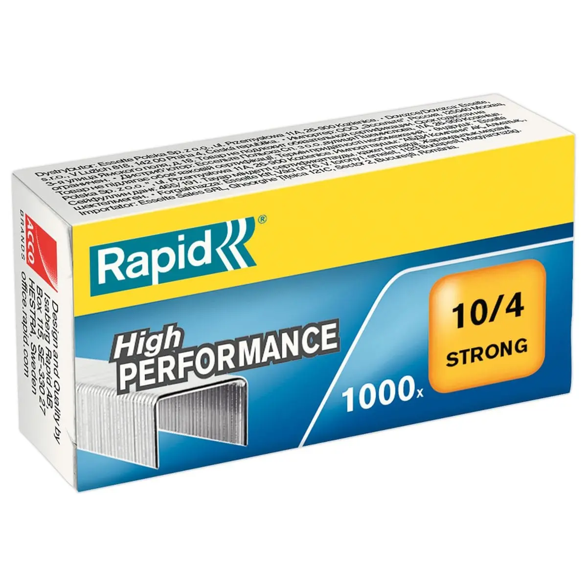 1000 Agrafes Rapid Strong N&deg;10, 10/4mm - RAPID photo du produit