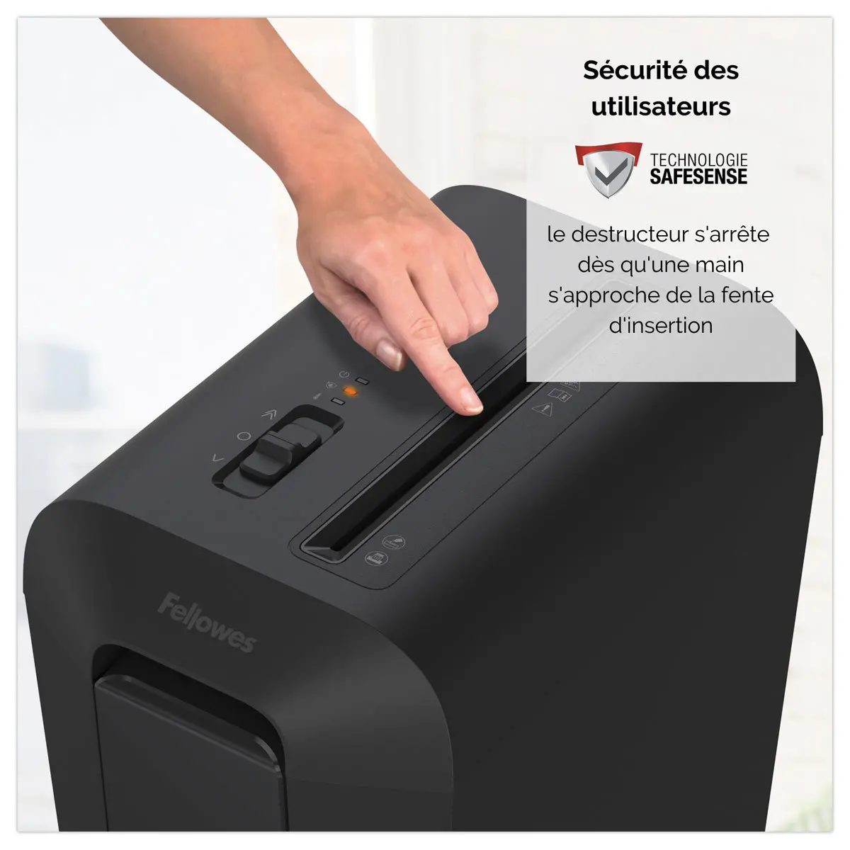 Destructeur Powershred&reg; LX65 coupe crois&eacute;e - Fellowes photo du produit