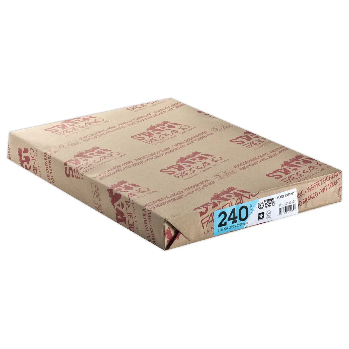 125 Feuilles de papier dessin blanc format 29,7 x 42 cm - 240 g photo du produit