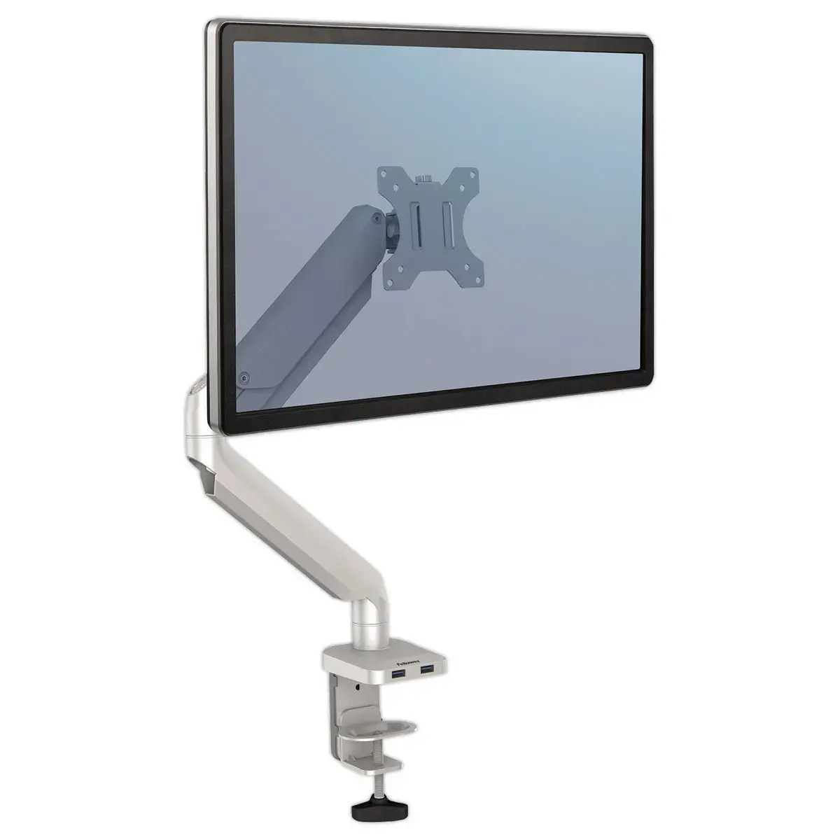 Bras porte-écran simple Platinum Series - Argent - FELLOWES photo du produit