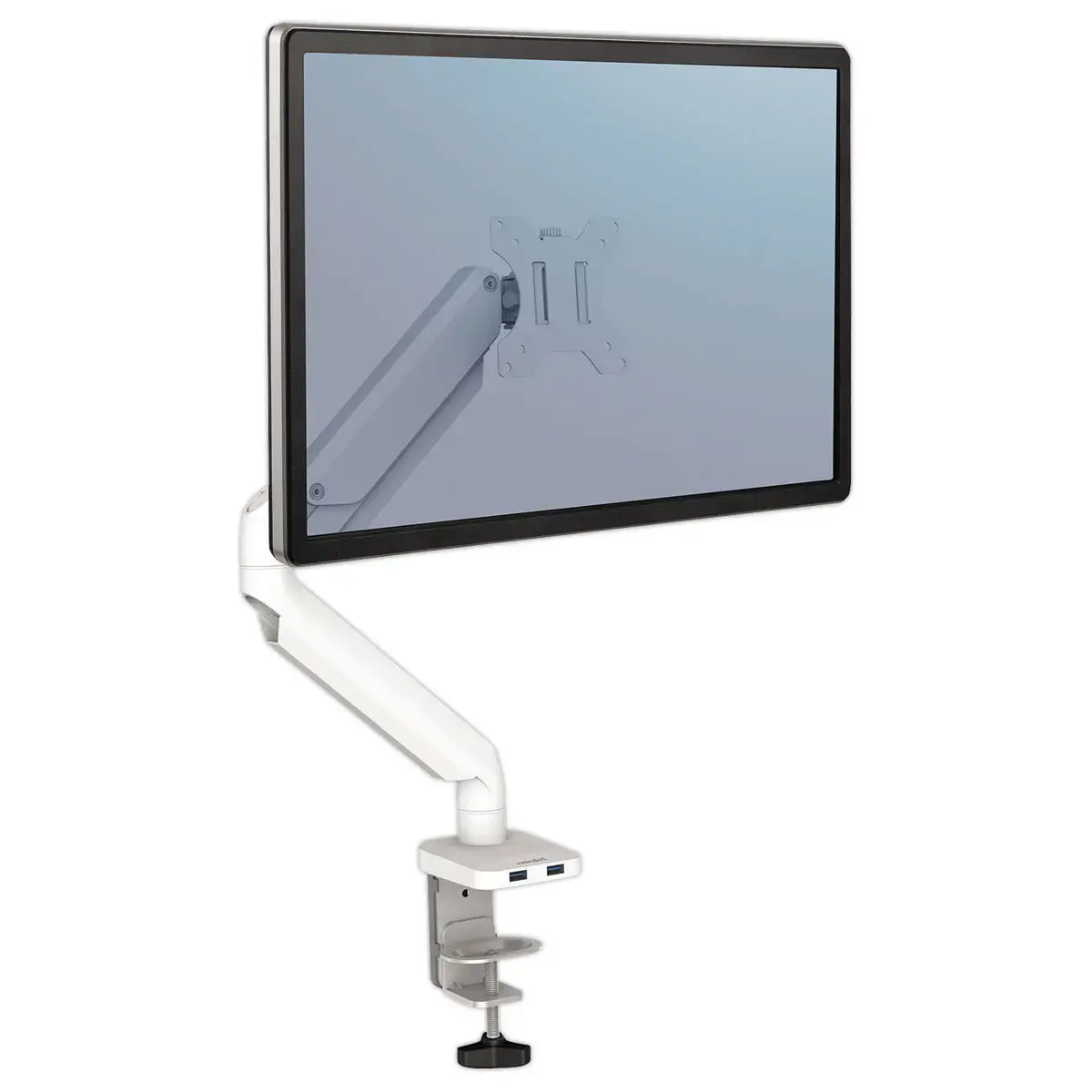 Bras porte-écran simple Platinum Series - Blanc - FELLOWES photo du produit