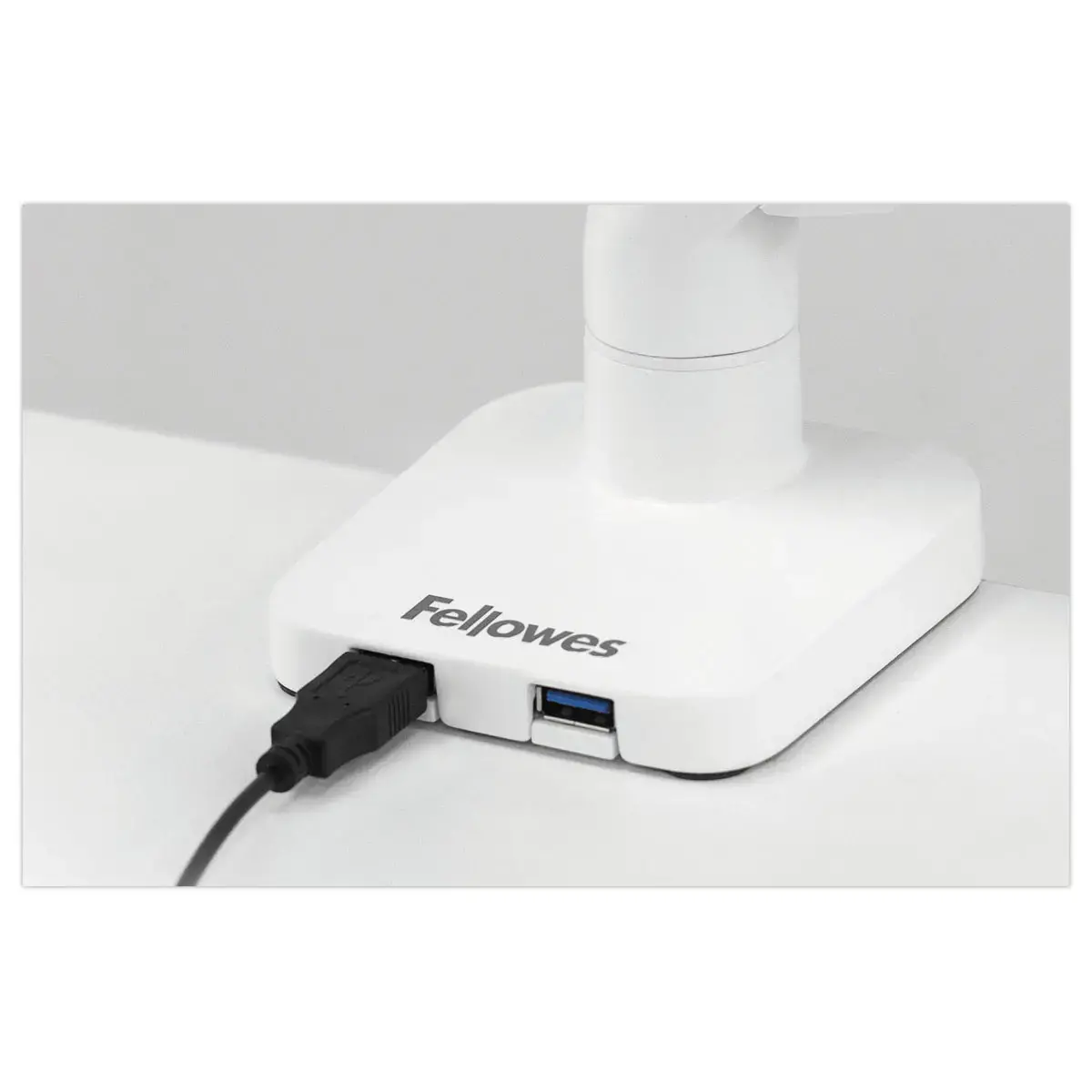 Bras porte-écran simple Platinum Series - Blanc - FELLOWES photo du produit