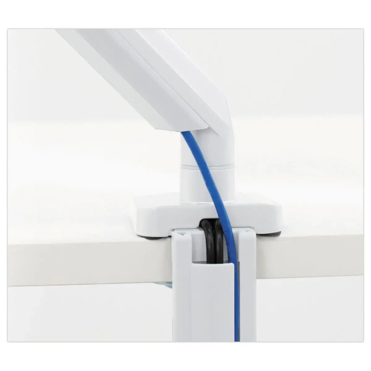 Bras porte-écran simple Platinum Series - Blanc - FELLOWES photo du produit