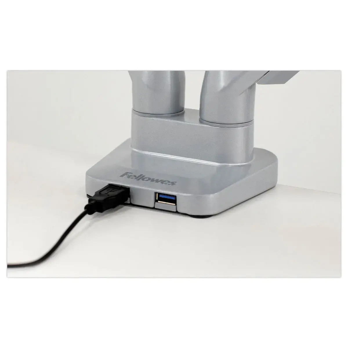 Bras porte-écrans double Platinum Series - Argent - FELLOWES photo du produit