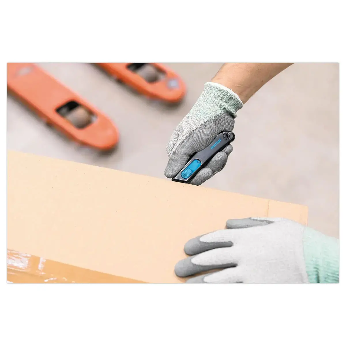 Cutter de s&eacute;curit&eacute; Secunorm Smartcut Martor lame 12,5 mm photo du produit