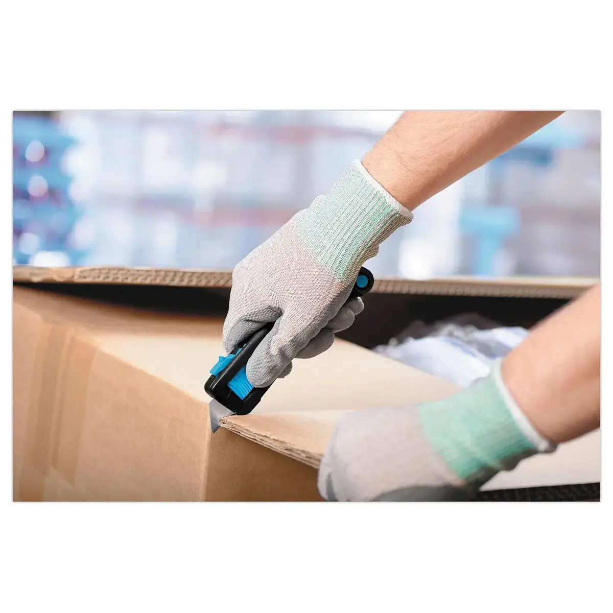 Cutter de s&eacute;curit&eacute; MARTOR Secupro Maxisafe - lame 19 mm photo du produit