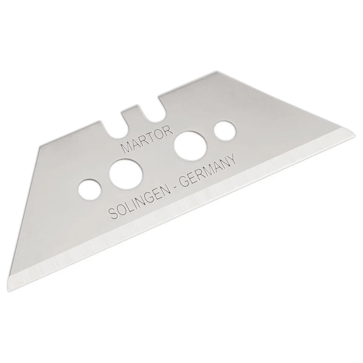 Etui de 10 lames trap&egrave;ze n&deg;99 pour cutter de s&eacute;curit&eacute; Martor 19mm photo du produit