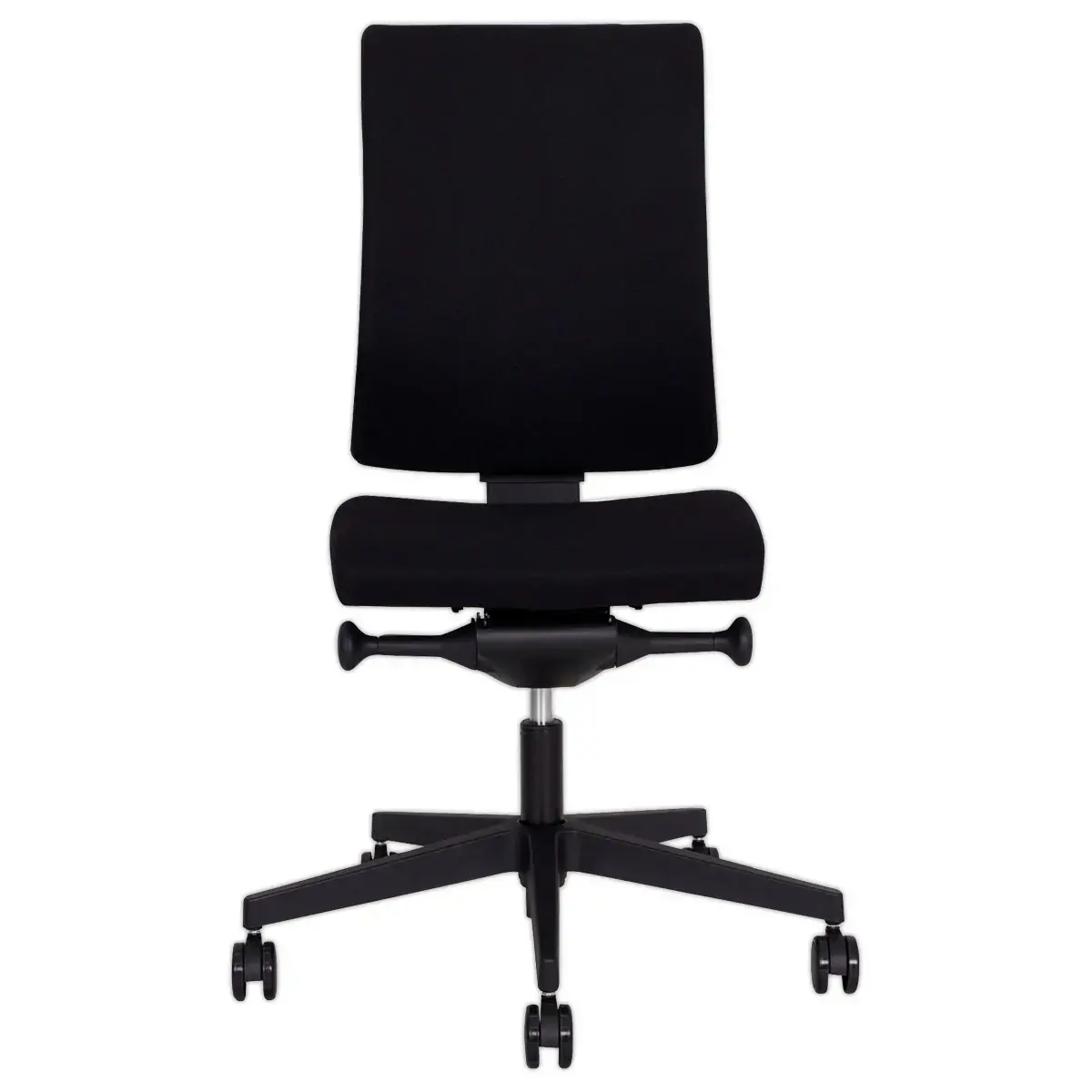 Siège Navigo tissu mécanisme synchronedécalé noir coque noire-monté photo du produit