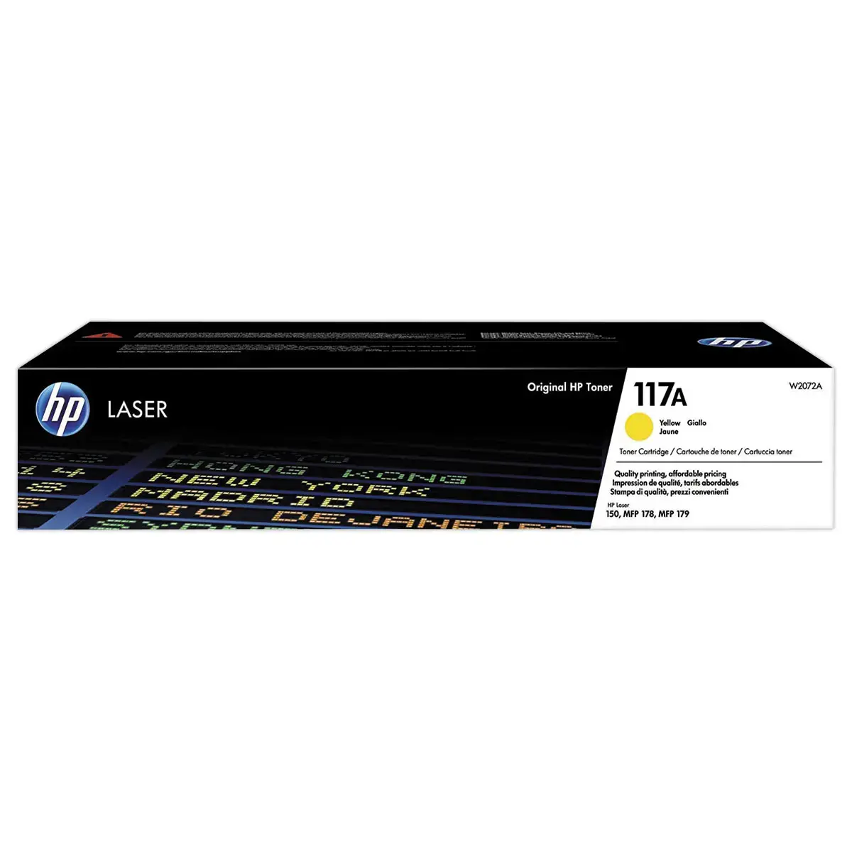 HP 117A W2072A toner jaune - HP photo du produit
