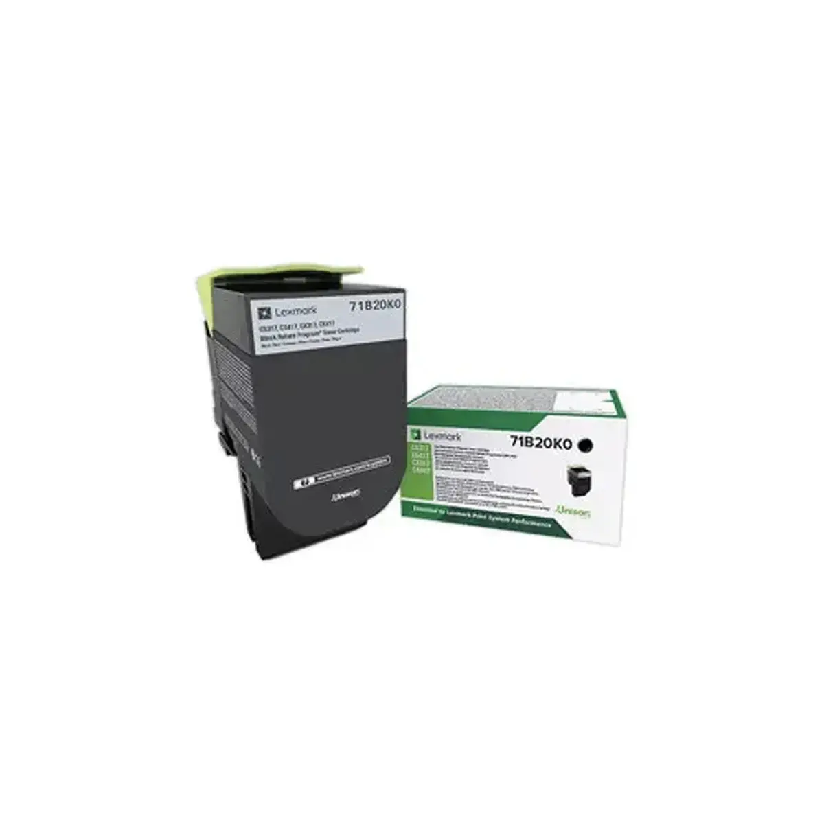 Toner 71B20K0 - Noir - Lexmark photo du produit