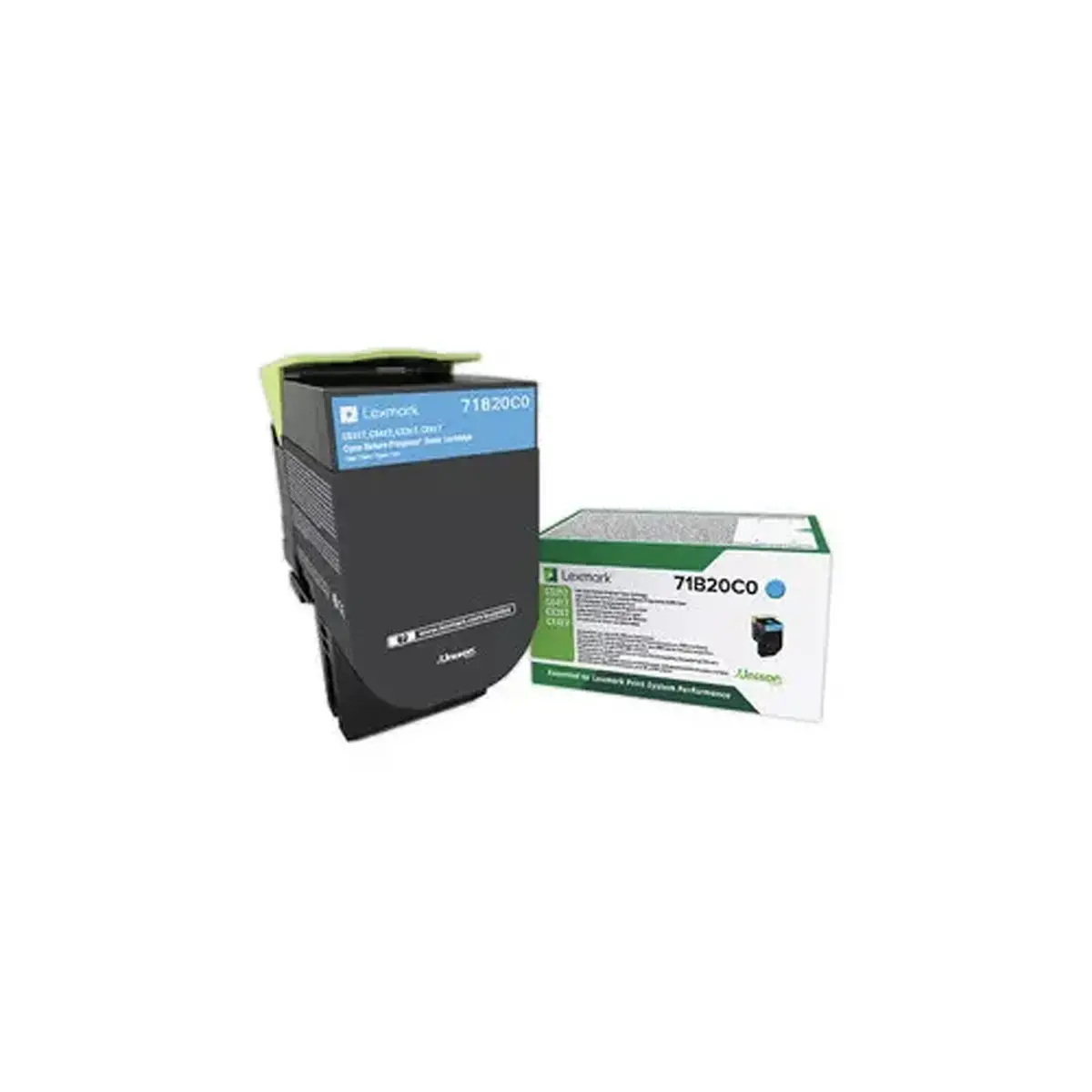 Toner Lexmark 71B20C0 Cyan photo du produit