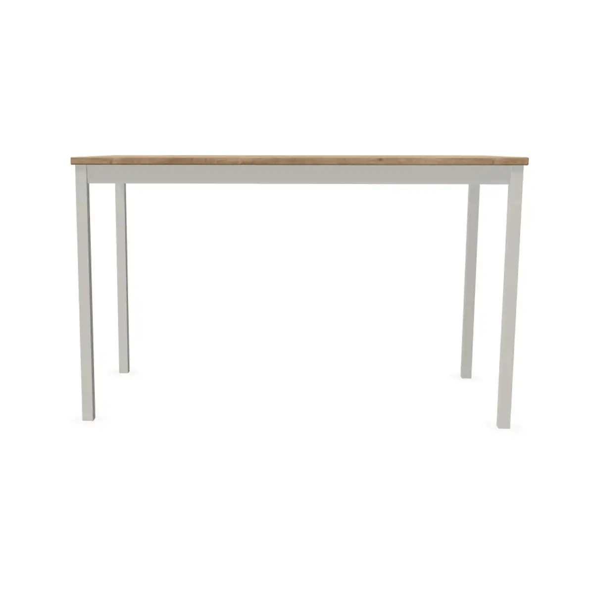 Table modulaire rectangulaire 120 x 60 chêne veiné / alu photo du produit