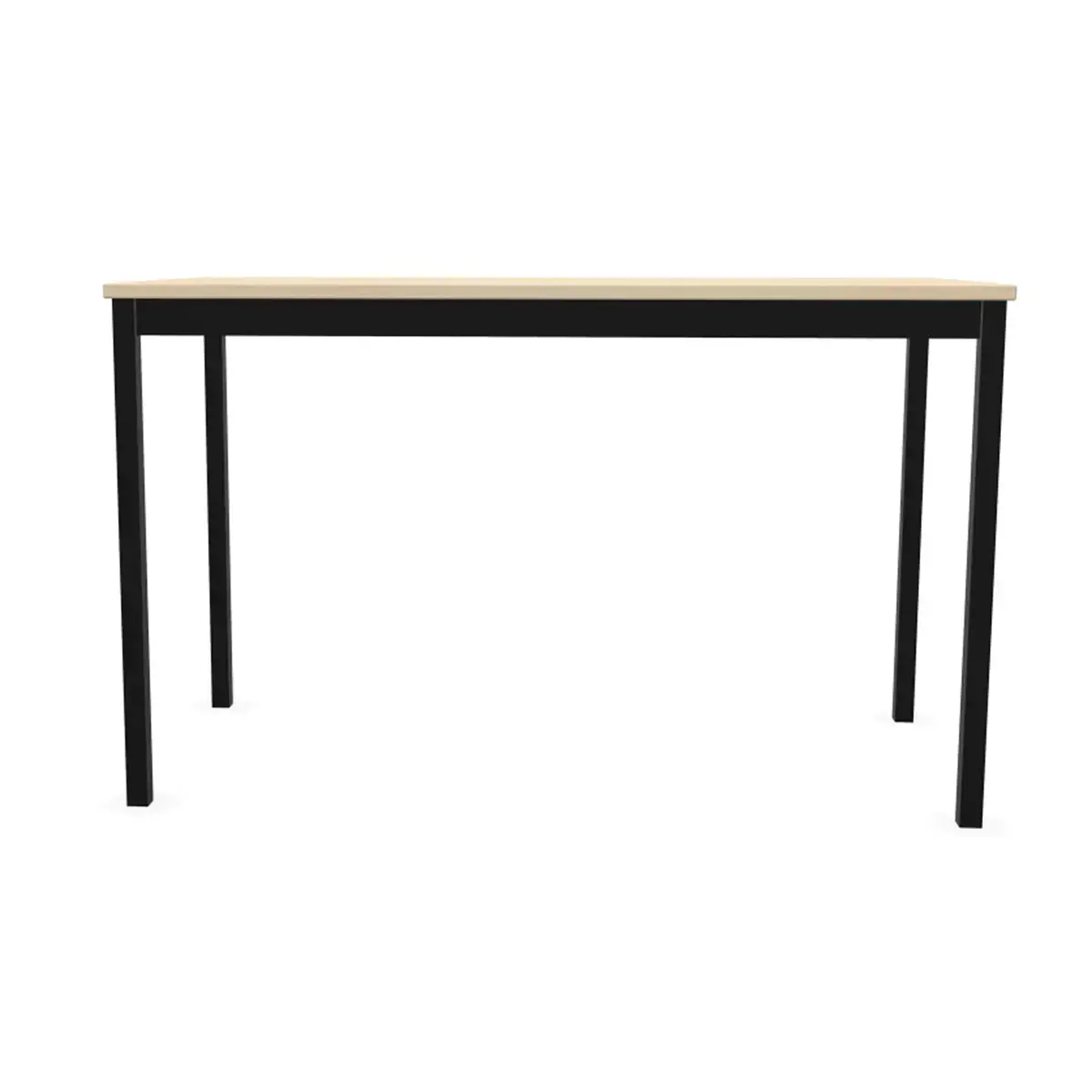 Table modulaire rectangulaire 120 x 60 acacia / noir photo du produit
