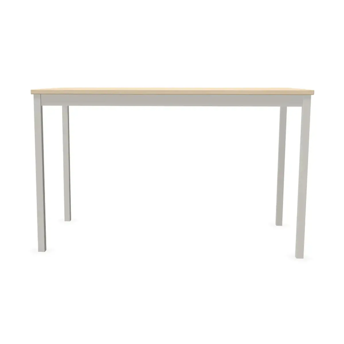 Table modulaire rectangulaire 120 x 60 acacia / alu photo du produit
