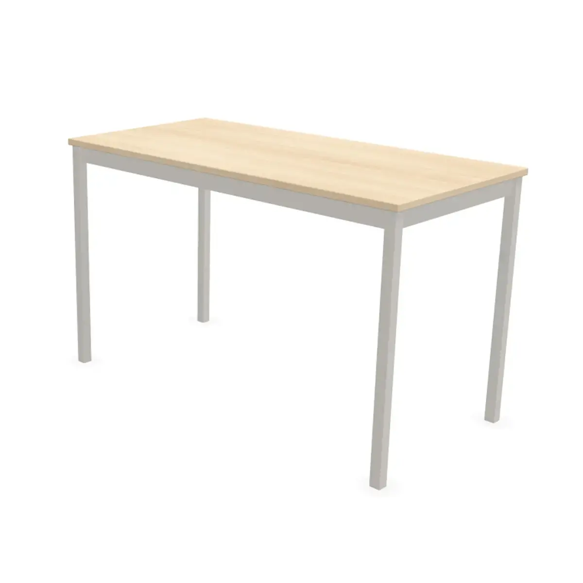 Table modulaire rectangulaire 120 x 60 acacia / alu photo du produit