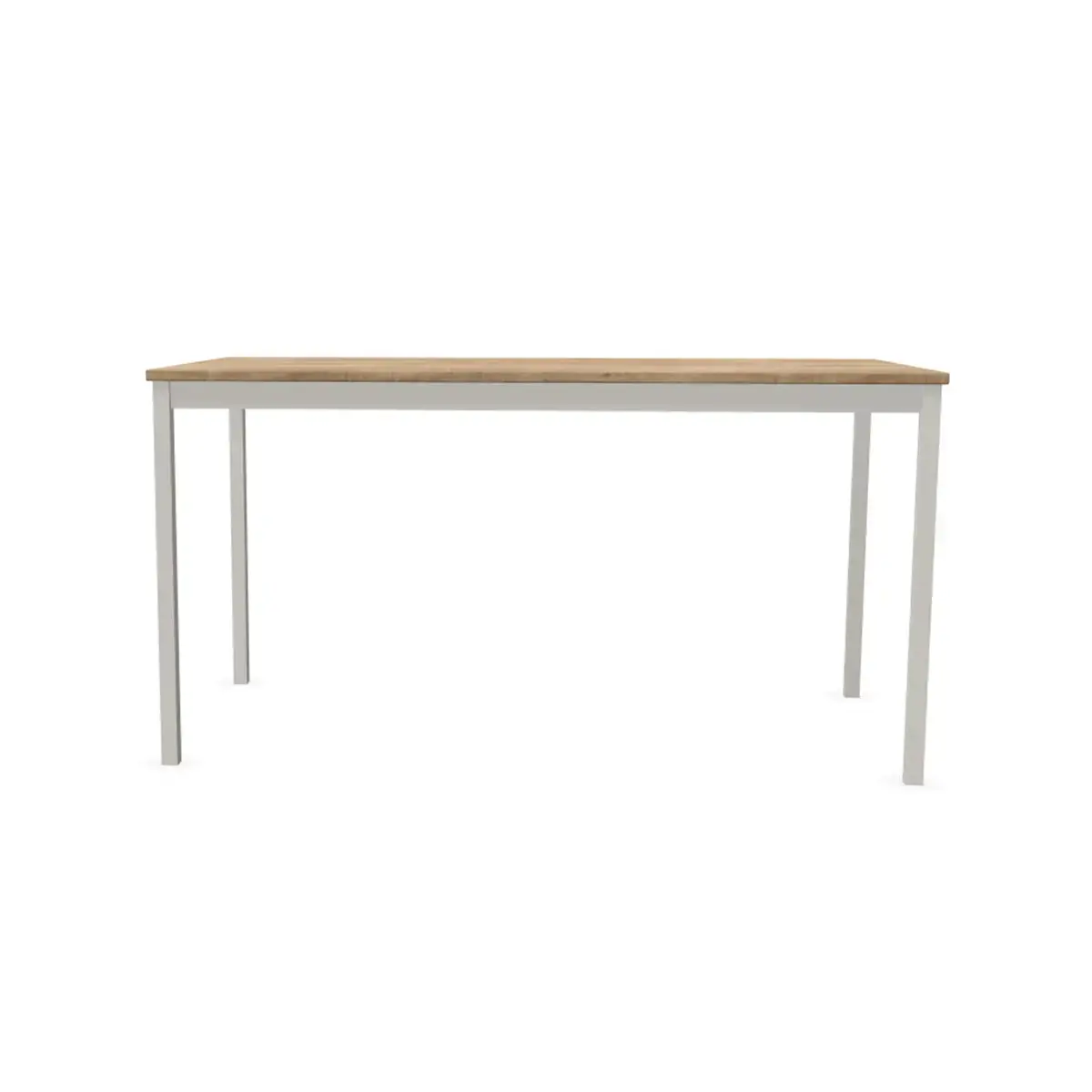 Table modulaire rectangulaire 140 x 70chêne veiné / alu photo du produit