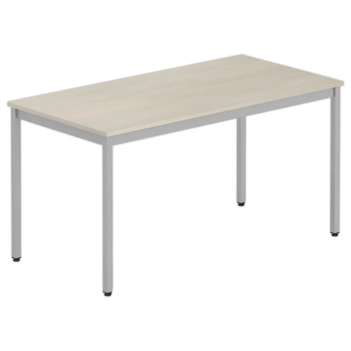 Table modulaire rectangulaire 140 x 70acacia / alu photo du produit