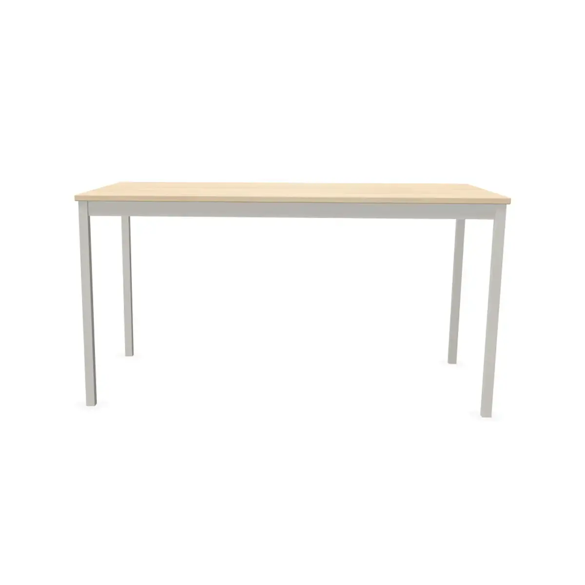Table modulaire rectangulaire 140 x 70acacia / alu photo du produit