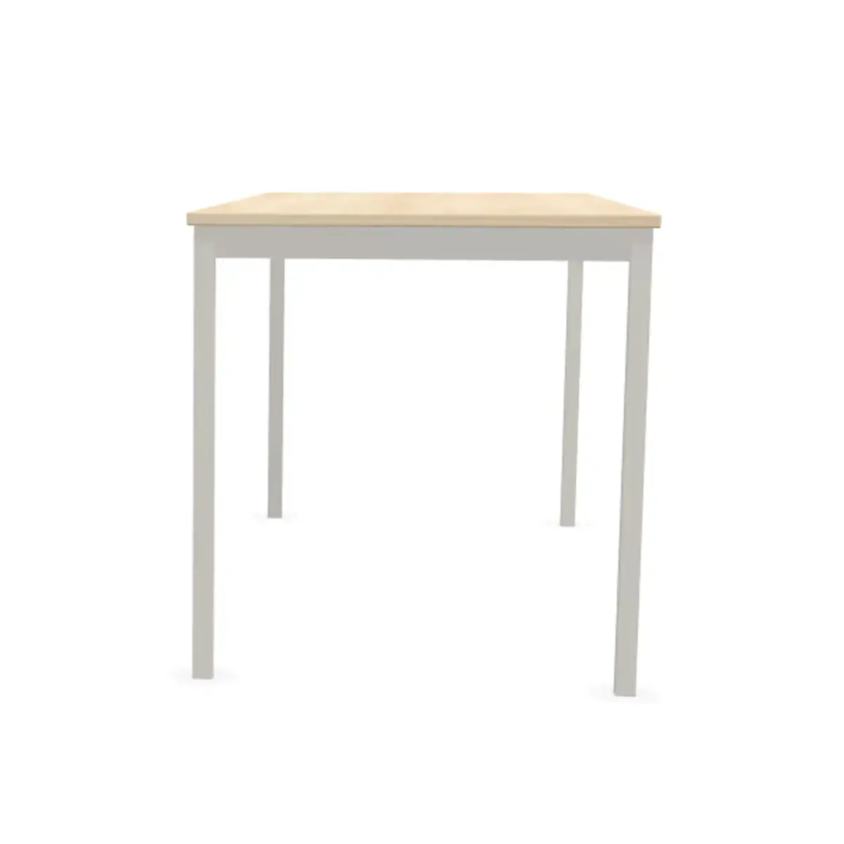 Table modulaire rectangulaire 140 x 70acacia / alu photo du produit