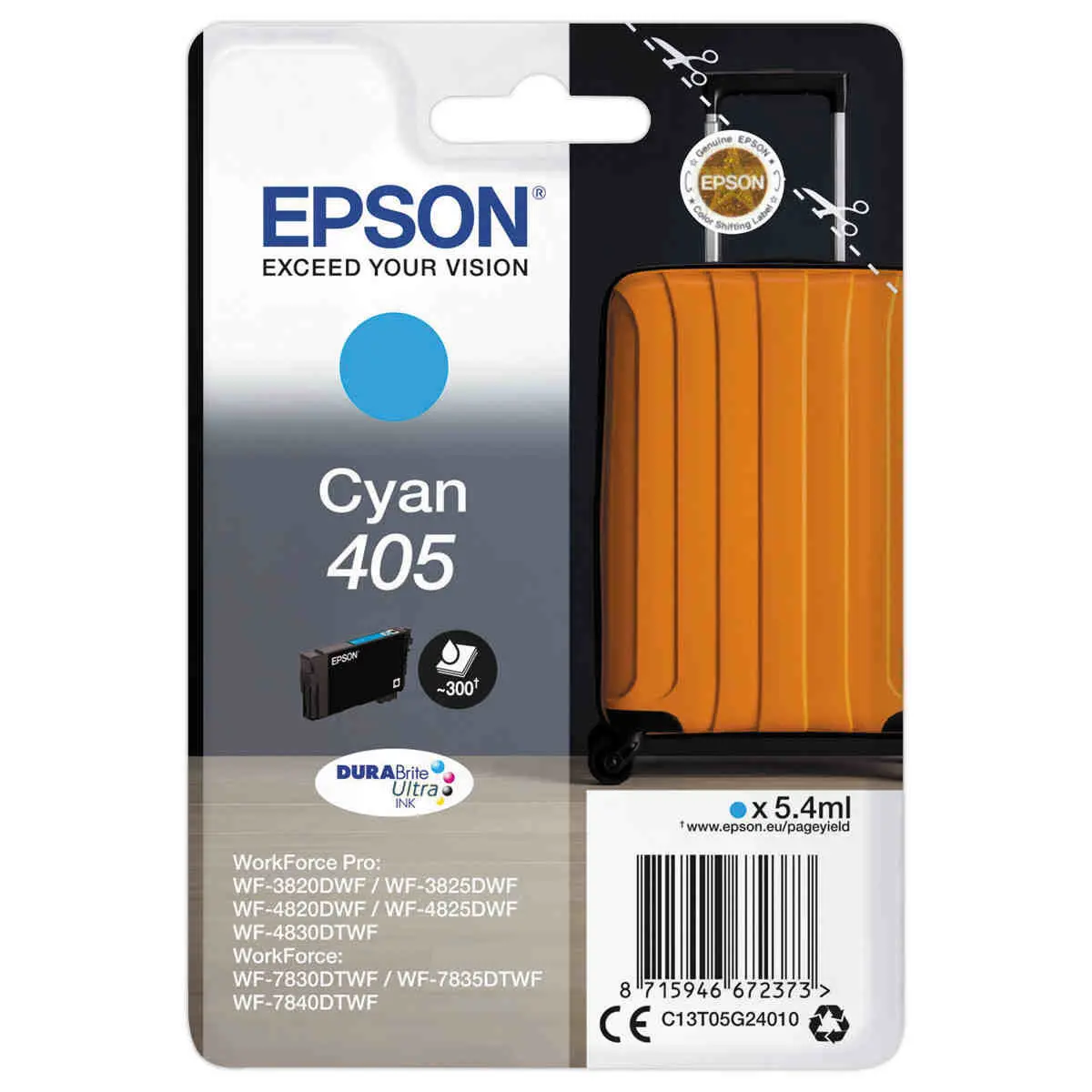 Cartouche Epson 405 cyan photo du produit